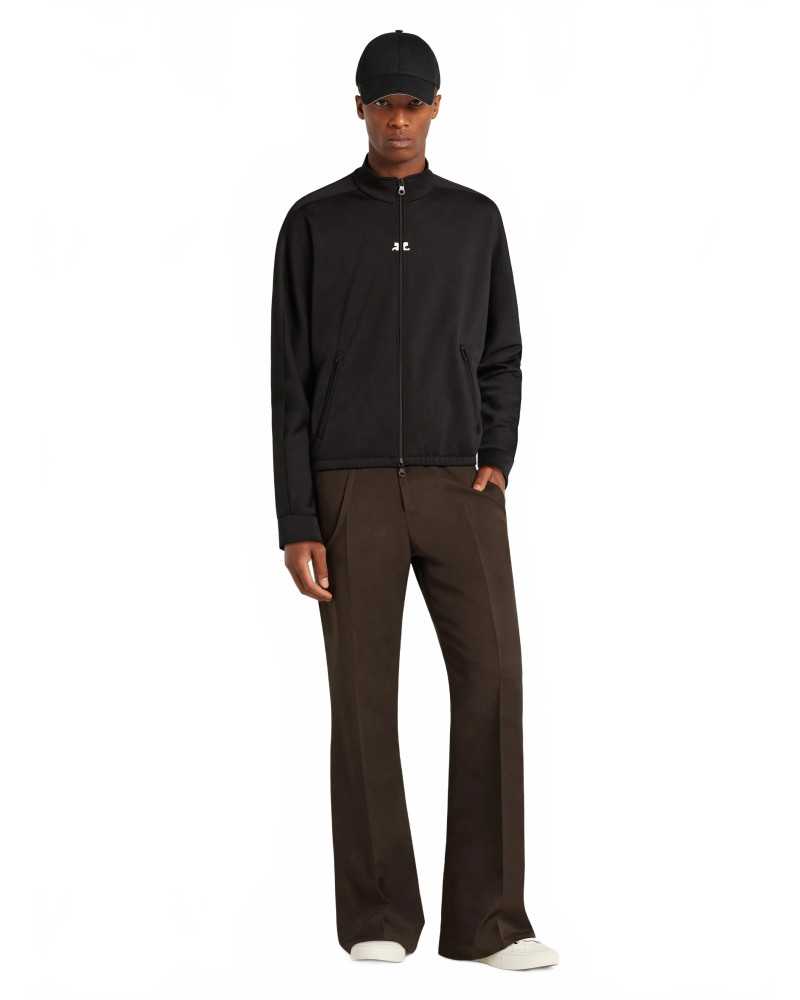 Jacket Interlock Tracksuit - Courreges - Black Jacket Interlock Tracksuit - Courreges - Black