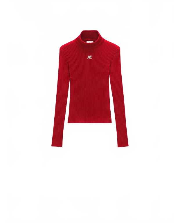 Reedition Knit Ls Jumper - Locks - Red Reedition Knit Ls Jumper - Locks - Red