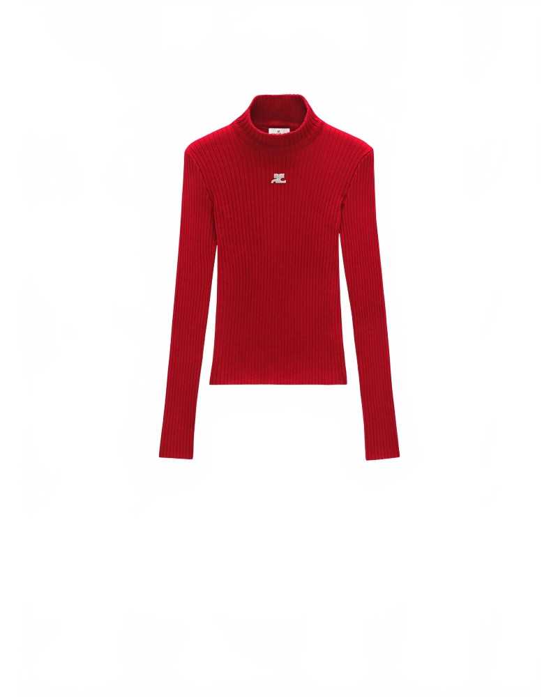 Reedition Knit Ls Jumper - Locks - Red Reedition Knit Ls Jumper - Locks - Red