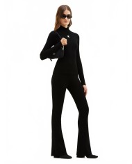 Reedition Knit Ls Jumper - Locks - Black