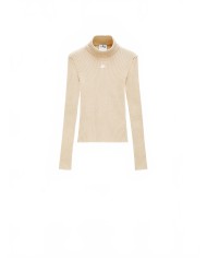 Reedition Knit Ls Jumper - Courreges - Cappuccino