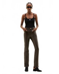 Reedition Knit Tank Top - Courreges - Black Reedition Knit Tank Top - Courreges - Black