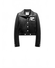 Reedition Vinyl Jacket - Courreges - Black Reedition Vinyl Jacket - Courreges - Black