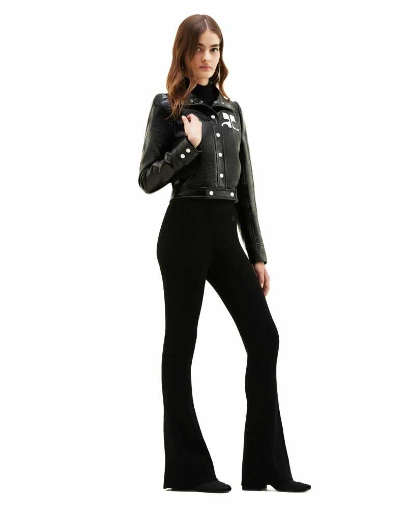 Reedition Vinyl Jacket - Courreges - Black Reedition Vinyl Jacket - Courreges - Black