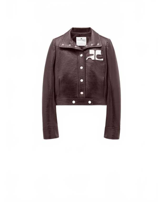 Reedition Vinyl Jacket - Courreges - Burgundy Reedition Vinyl Jacket - Courreges - Burgundy