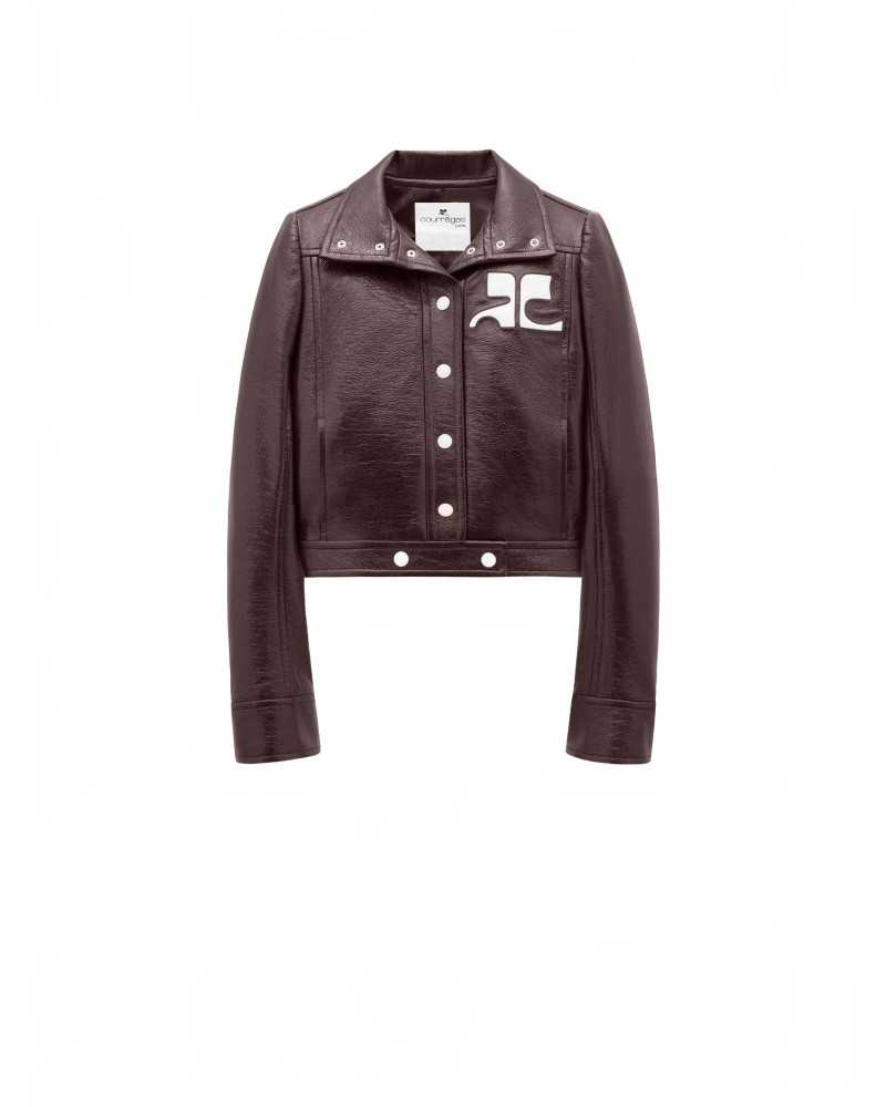 Reedition Vinyl Jacket - Courreges - Burgundy Reedition Vinyl Jacket - Courreges - Burgundy