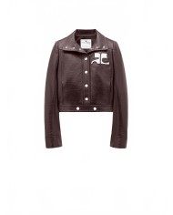 Reedition Vinyl Jacket - Courreges - Burgundy Reedition Vinyl Jacket - Courreges - Burgundy