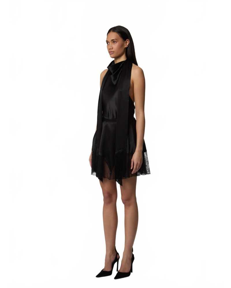 Mini Jupe En Satin - Nina Ricci - Black Mini Jupe En Satin - Nina Ricci - Black