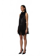 Mini Jupe En Satin - Nina Ricci - Black Mini Jupe En Satin - Nina Ricci - Black