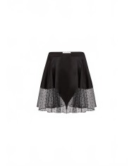 Mini Jupe En Satin - Nina Ricci - Black Mini Jupe En Satin - Nina Ricci - Black