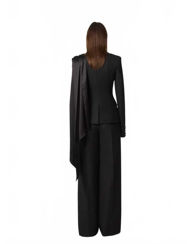 Wide Drape Pants - Nina Ricci - Black Wide Drape Pants - Nina Ricci - Black