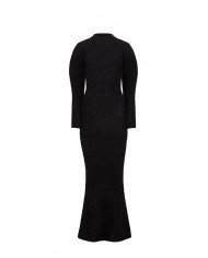 Robe Longue En Laine Et Alpaga - Nina Ricci - Black Robe Longue En Laine Et Alpaga - Nina Ricci - Black