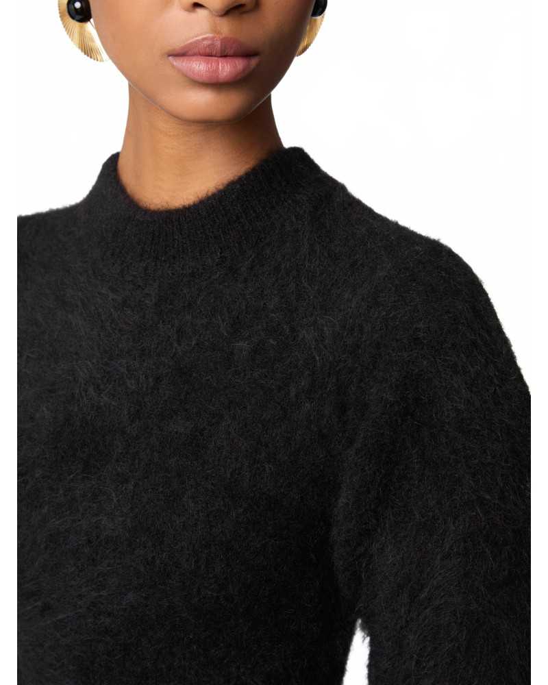 Robe Longue En Laine Et Alpaga - Nina Ricci - Black Robe Longue En Laine Et Alpaga - Nina Ricci - Black