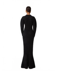Wool And Alpaca Maxi Dress - Nina Ricci - Black Wool And Alpaca Maxi Dress - Nina Ricci - Black