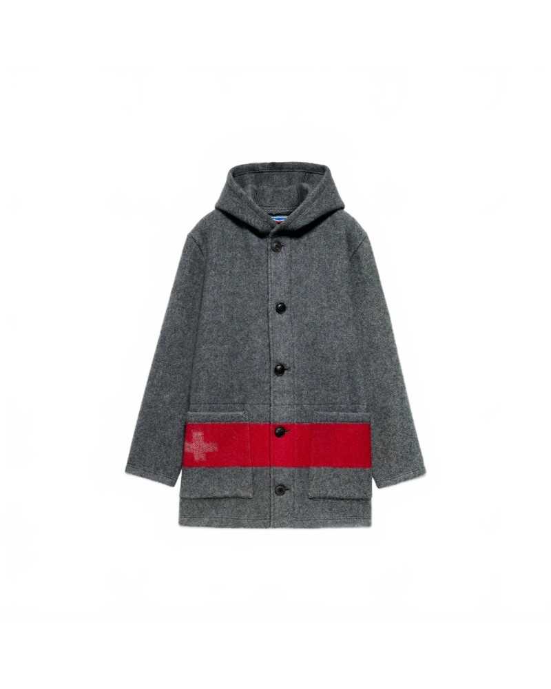 Mammut x Cabourn Direttissima Blanket Jacket - Vintage Earth-Mammut Red Mammut x Cabourn Direttissima Blanket Jacket - Vintage Earth-Mammut Red