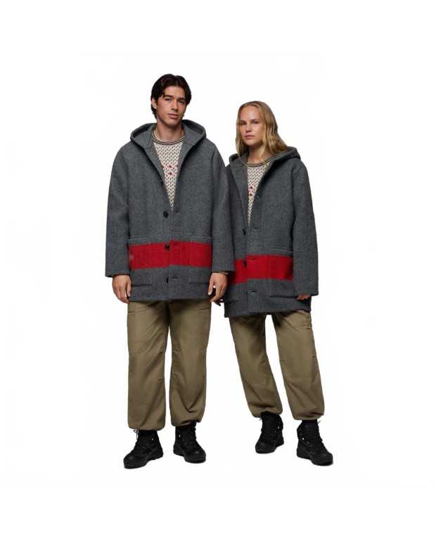 Mammut x Cabourn Direttissima Blanket Jacket - Vintage Earth-Mammut Red Mammut x Cabourn Direttissima Blanket Jacket - Vintage Earth-Mammut Red