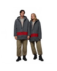 Mammut x Cabourn Direttissima Blanket Jacket - Vintage Earth-Mammut Red Mammut x Cabourn Direttissima Blanket Jacket - Vintage Earth-Mammut Red