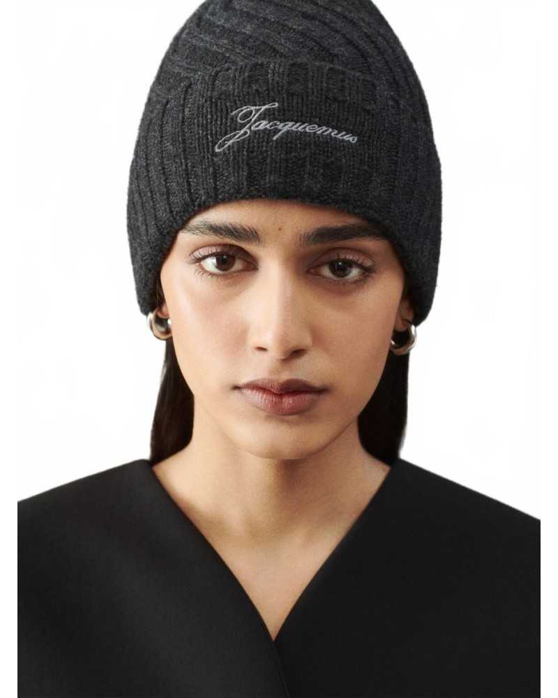 Le Bonnet Tourni - Jacquemus - Dark Grey Le Bonnet Tourni - Jacquemus - Dark Grey
