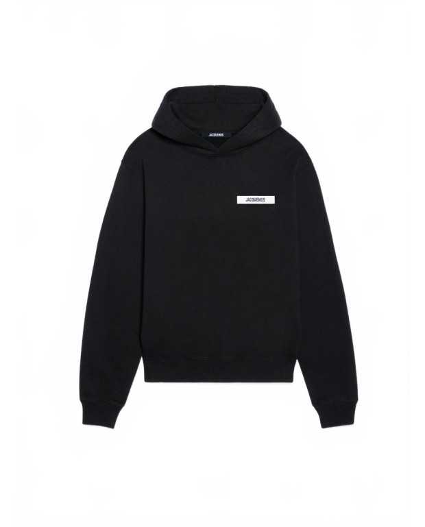 Le Hoodie Gros Grain - Jacquemus - Black Le Hoodie Gros Grain - Jacquemus - Black