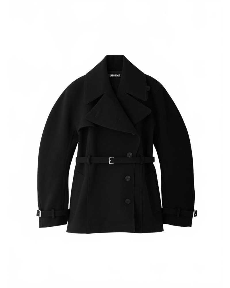 Le Trench Ovalo Court - Jacquemus - Black