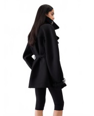 Le Trench Ovalo Court - Jacquemus - Black