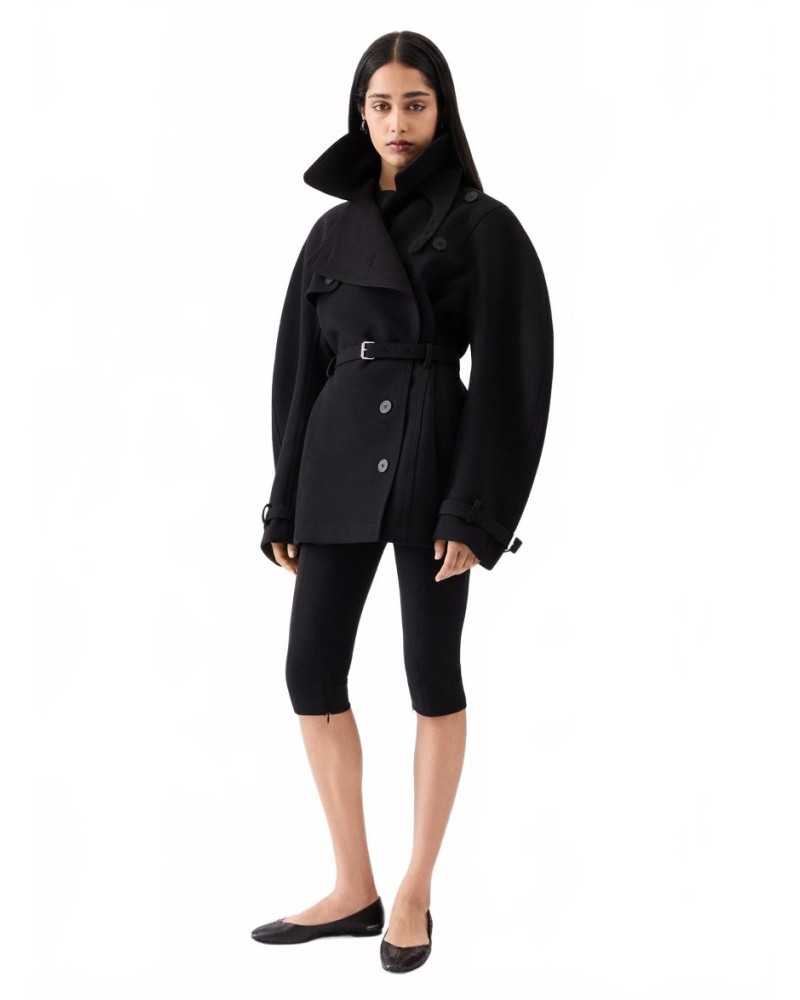 Le Trench Ovalo Court - Jacquemus - Black