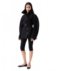 Le Trench Ovalo Court - Jacquemus - Black