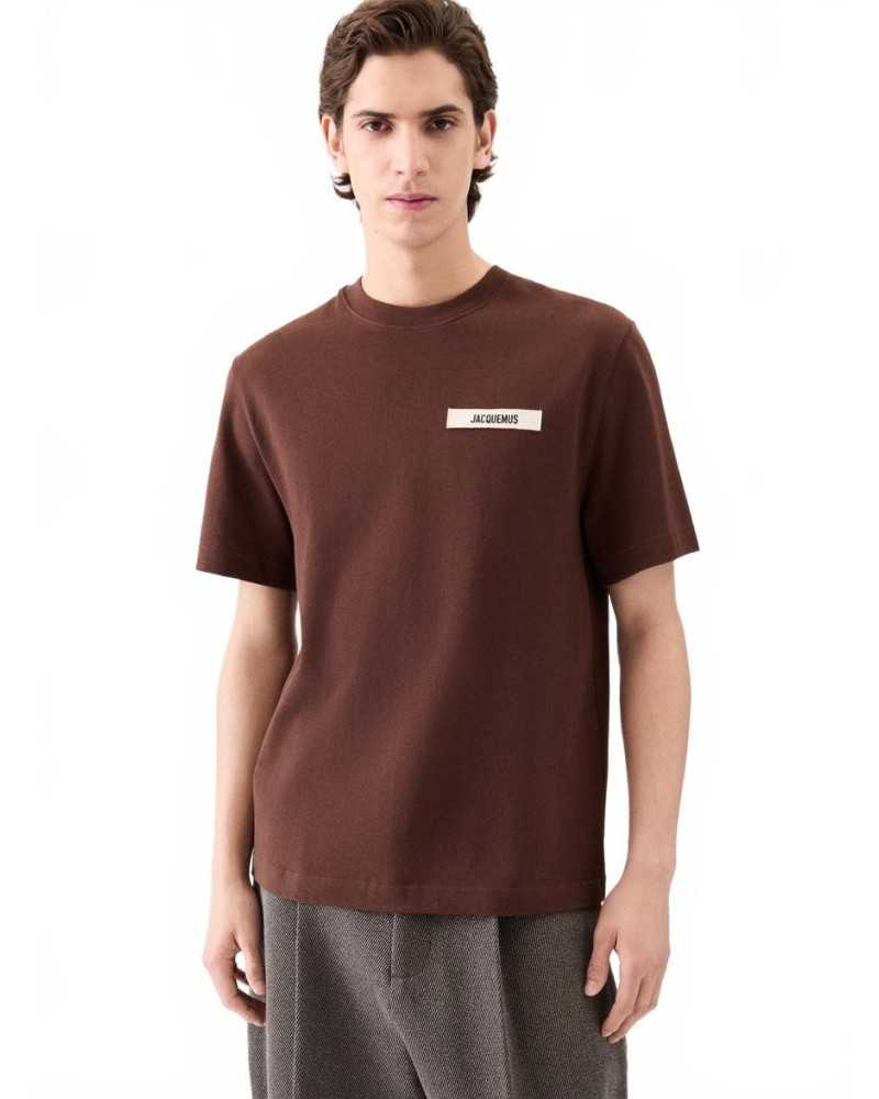 The Gros Grain Tshirt - Jacquemus - Dark Brown The Gros Grain Tshirt - Jacquemus - Dark Brown
