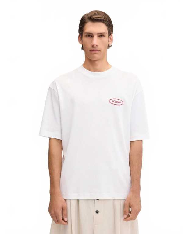 Le Tshirt Stazione - Jacquemus - Station Patch White Le Tshirt Stazione - Jacquemus - Station Patch White