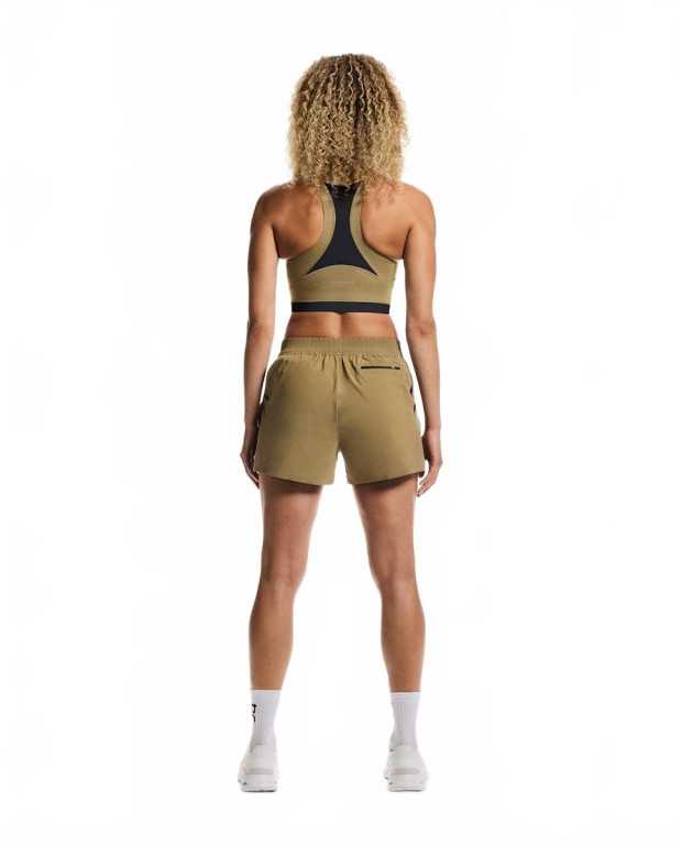 Train 2-in-1 Crop - On Running - Nutmeg