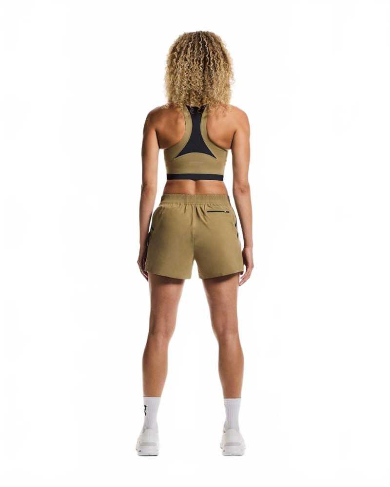 Train 2-in-1 Crop - On Running - Nutmeg Train 2-in-1 Crop - On Running - Nutmeg