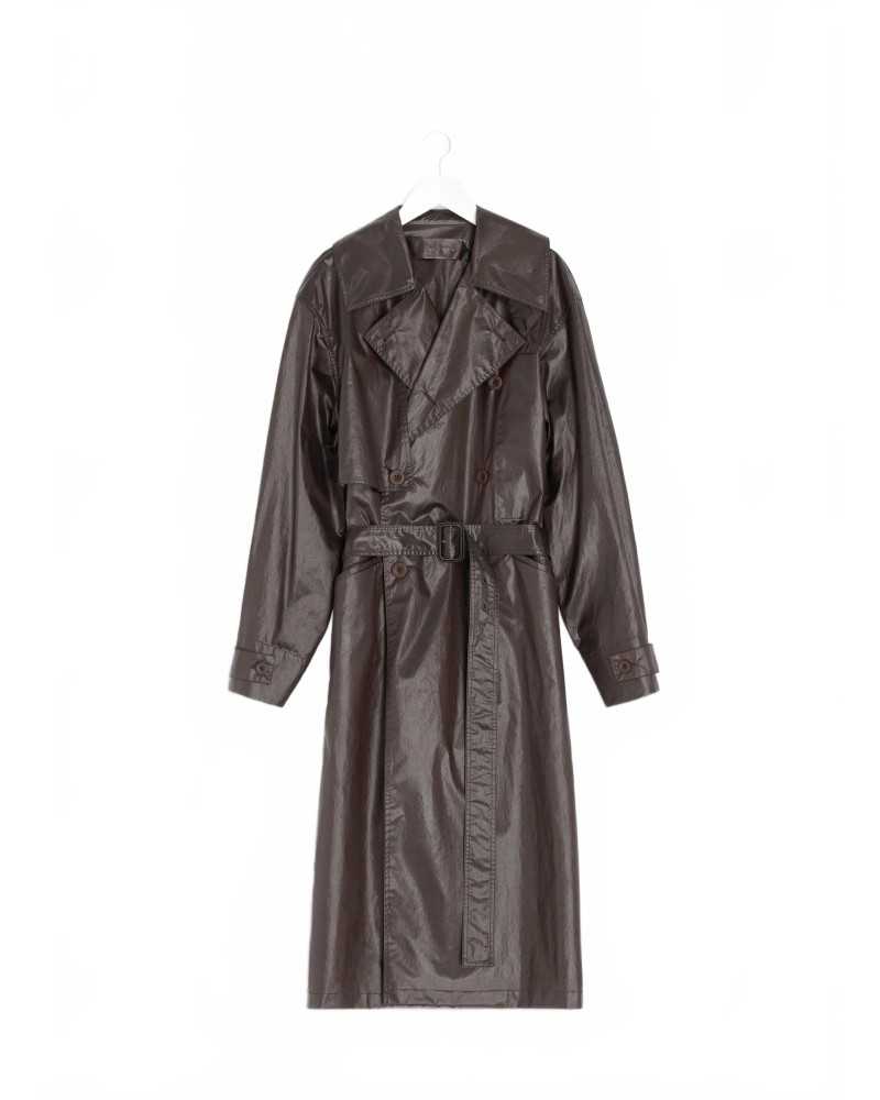 Trench Coat - Lemaire - Dark Cherry