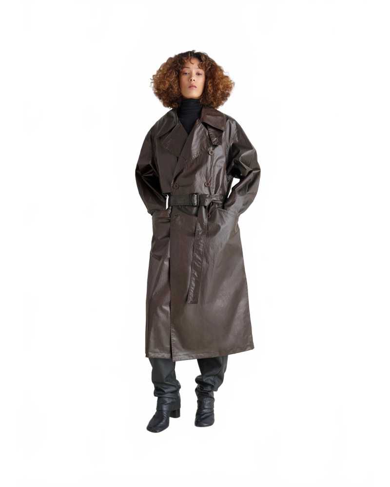 Trench Coat - Lemaire - Dark Cherry