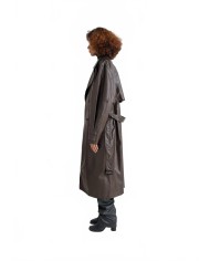 Trench Coat - Lemaire - Dark Cherry