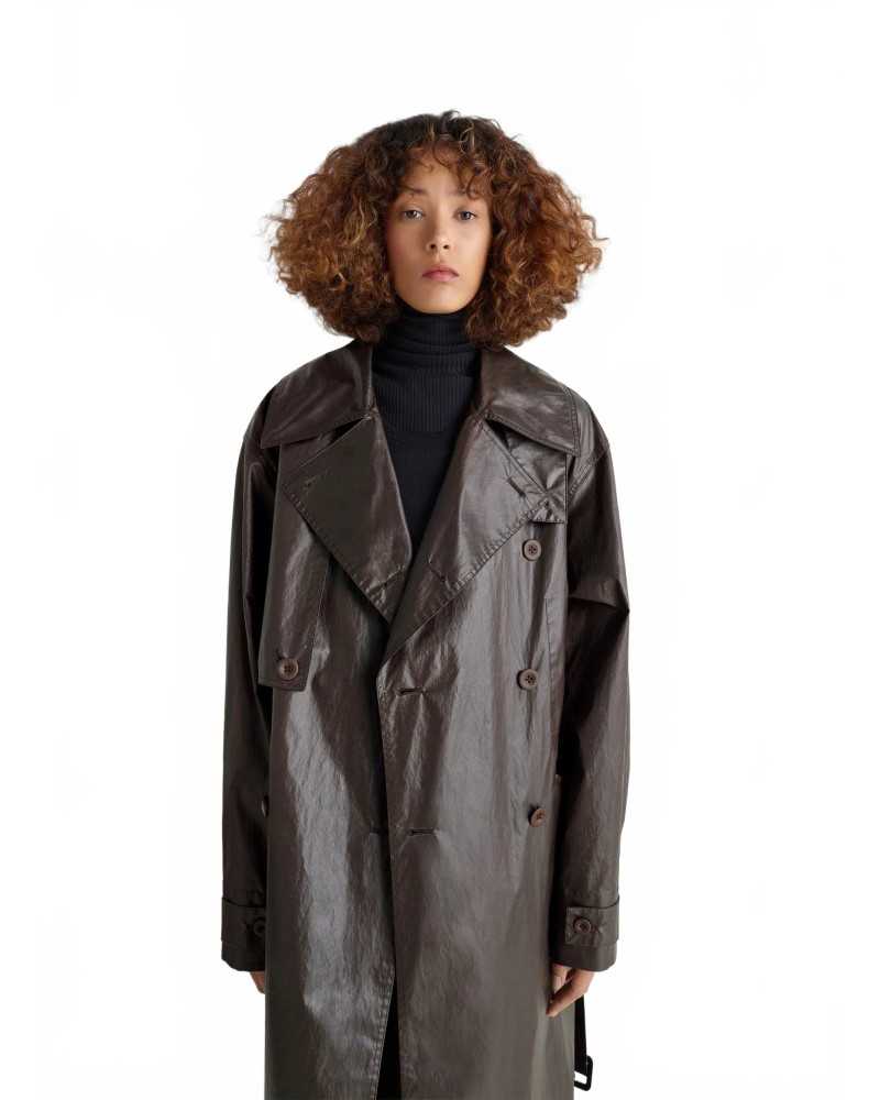 Trench Coat - Lemaire - Dark Cherry