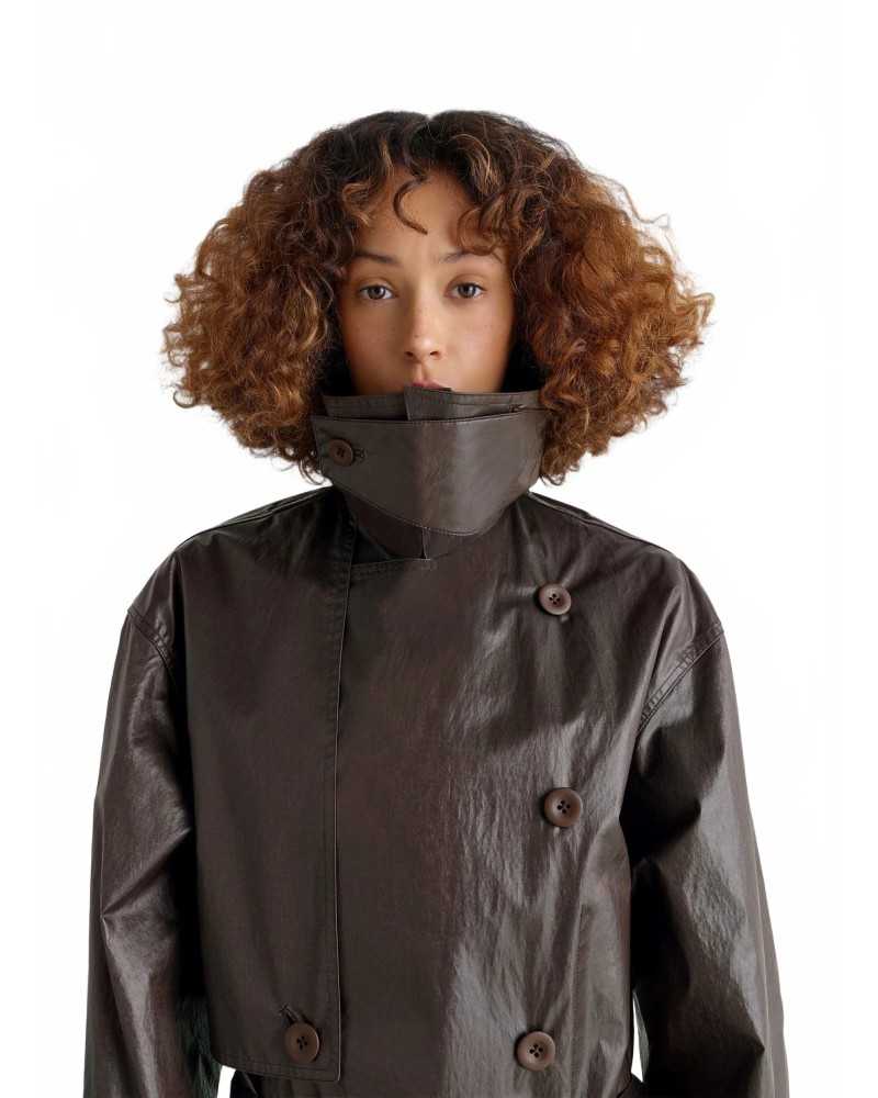 Trench Coat - Lemaire - Dark Cherry