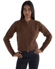 Cardigan Zip Hasta Luego - Paloma Wool - Brown