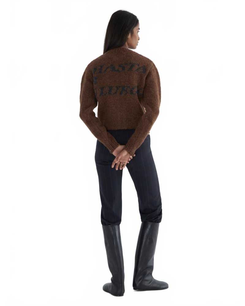 Hasta Luego Zip Cardigan - Paloma Wool - Brown Hasta Luego Zip Cardigan - Paloma Wool - Brown