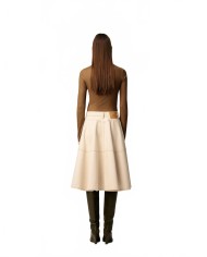 Midi Skirt - Ami - Ecru Midi Skirt - Ami - Ecru