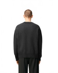 Pull Col Rond Ami De Coeur - Ami - Gris / Noir Pull Col Rond Ami De Coeur - Ami - Gris / Noir