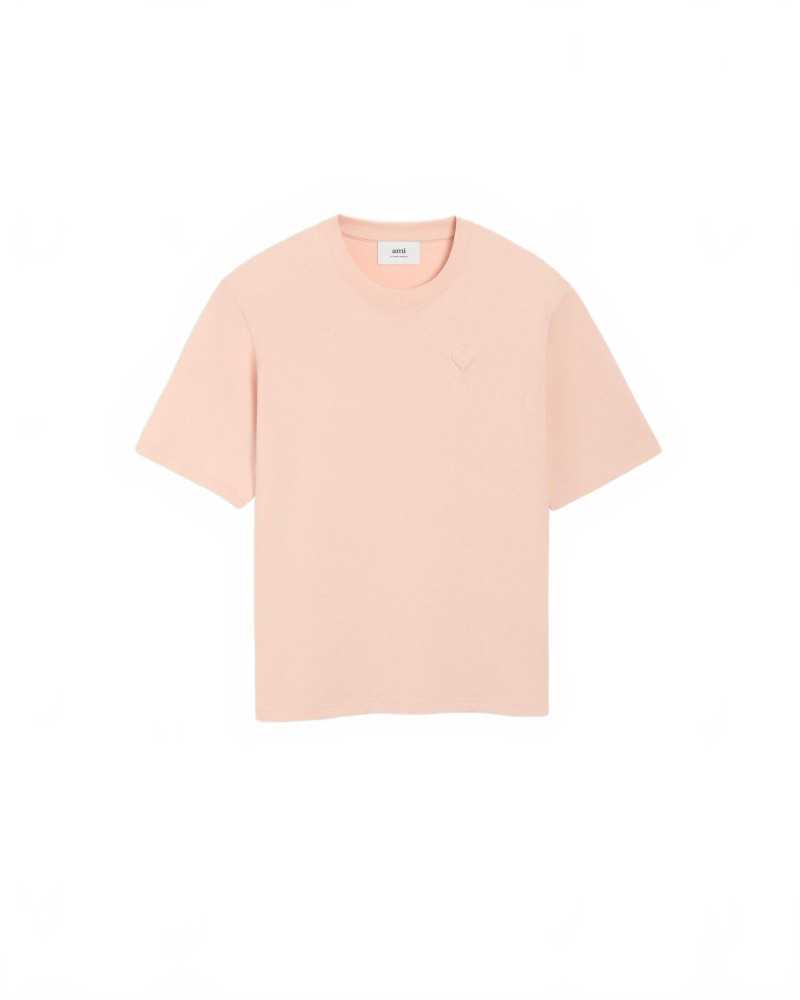 Tshirt Grand Adc Embosse - Ami - Poudre Tshirt Grand Adc Embosse - Ami - Poudre