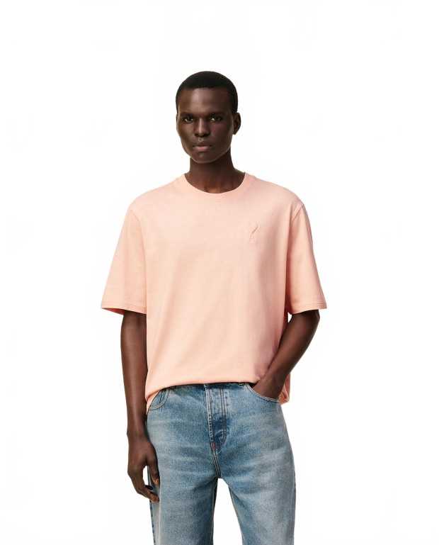 Tshirt Grand Adc Embosse - Ami - Poudre Tshirt Grand Adc Embosse - Ami - Poudre