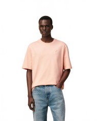 Tshirt Grand Adc Embosse - Ami - Poudre Tshirt Grand Adc Embosse - Ami - Poudre