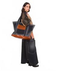 Fourre-tout En Denim - Moschino - Black Fourre-tout En Denim - Moschino - Black