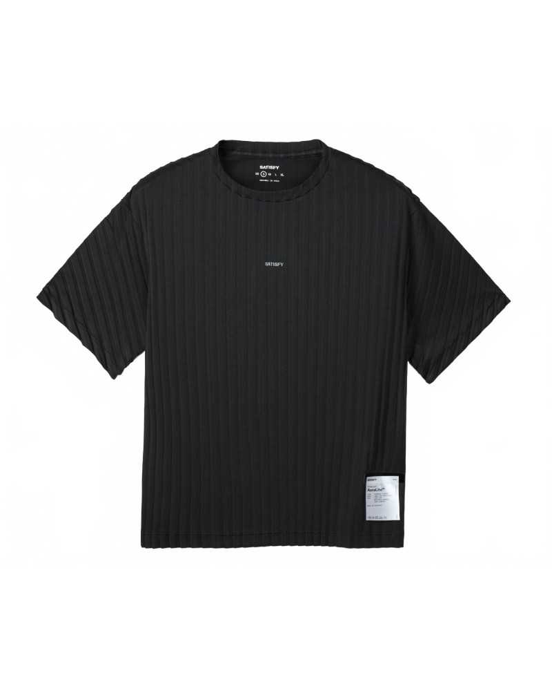 Auralite Pleated T-shirt - Satisfy - Black Auralite Pleated T-shirt - Satisfy - Black