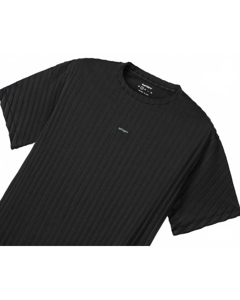 Auralite Pleated T-shirt - Satisfy - Black Auralite Pleated T-shirt - Satisfy - Black