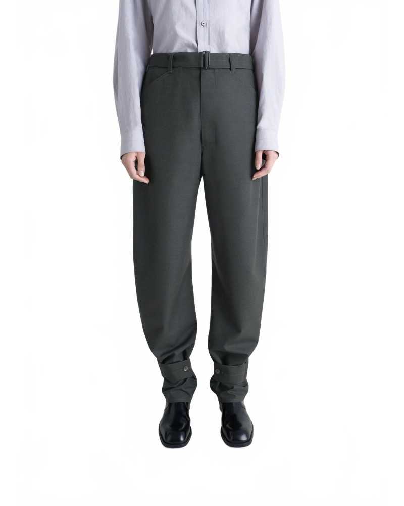 Curved Tailored Pants - Lemaire - Coal Curved Tailored Pants - Lemaire - Coal