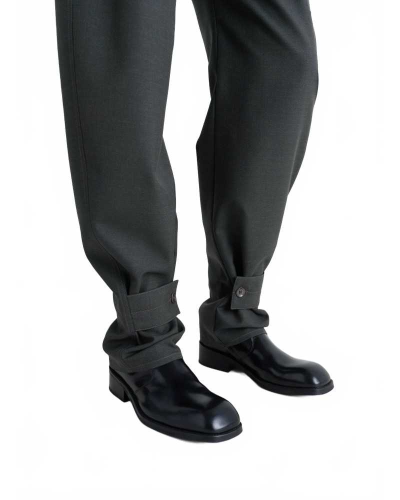 Curved Tailored Pants - Lemaire - Coal Curved Tailored Pants - Lemaire - Coal