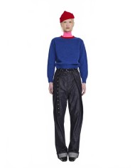 Crew Neck Shetland Sweater - La Fetiche - Navy