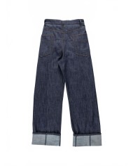 High Waisted Raw Denim Jean - La Fetiche - Raw Denim